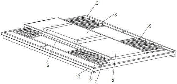 Portable car carrying frame for parking lot and working method of portable car carrying frame