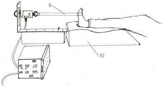 Ankle muscle strength measuring device