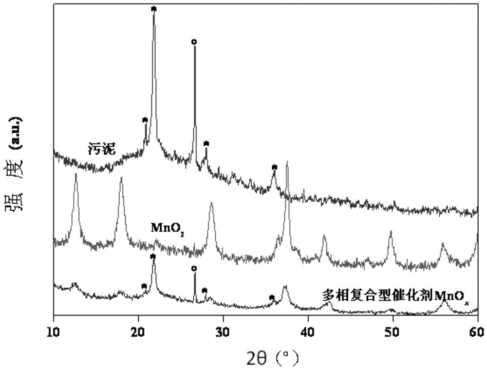 Method, product and application for preparing heterogeneous composite catalyst based on sludge treatment