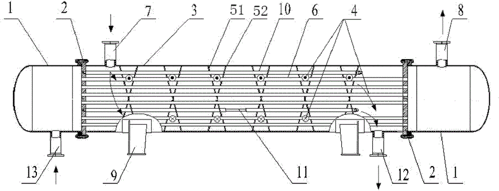 Shell-and-tube heat exchanger