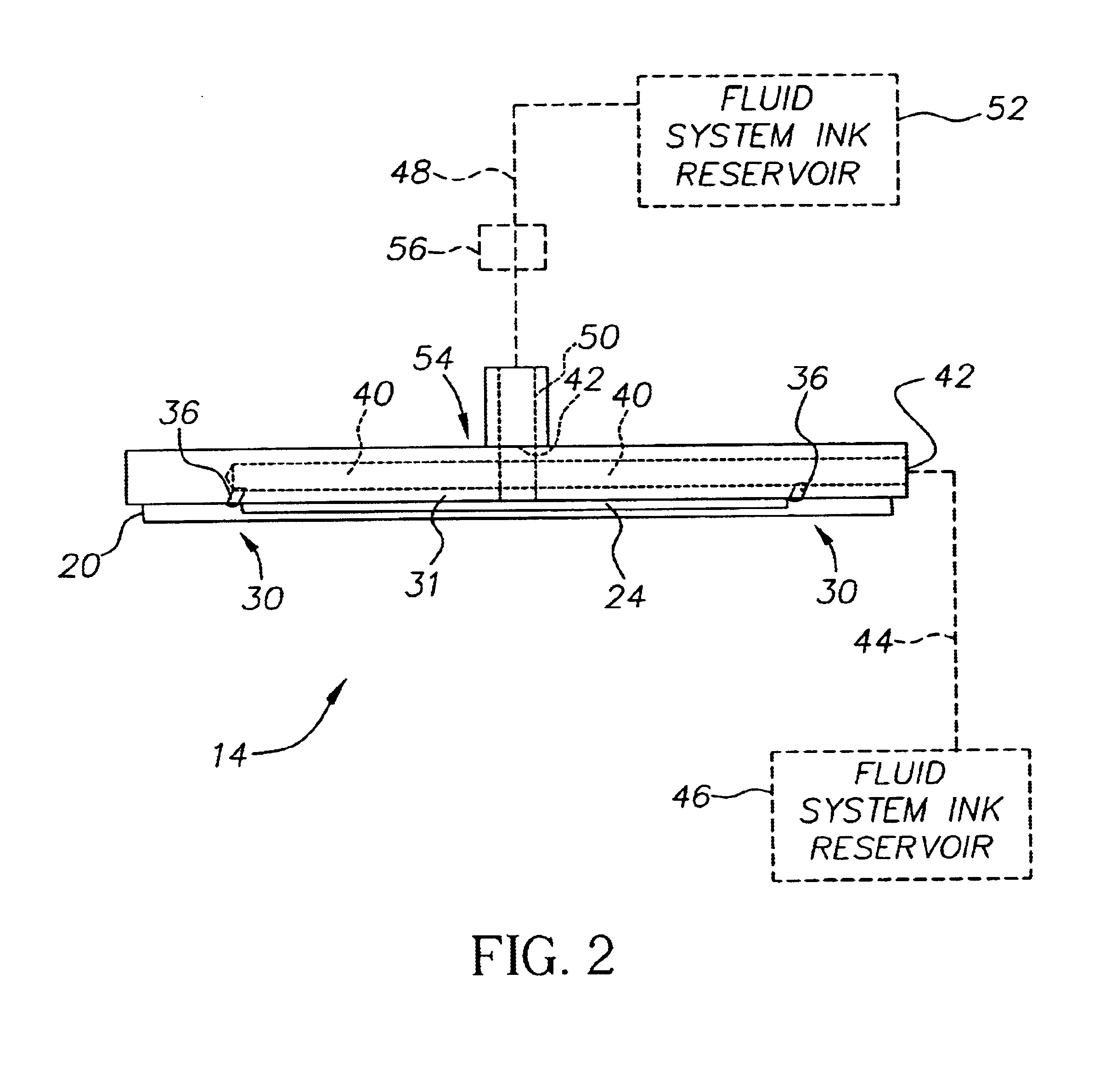 Anti-wicking catcher arrangement for a solvent ink printhead