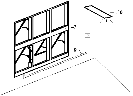 Solar window with automatically-adjusted direction