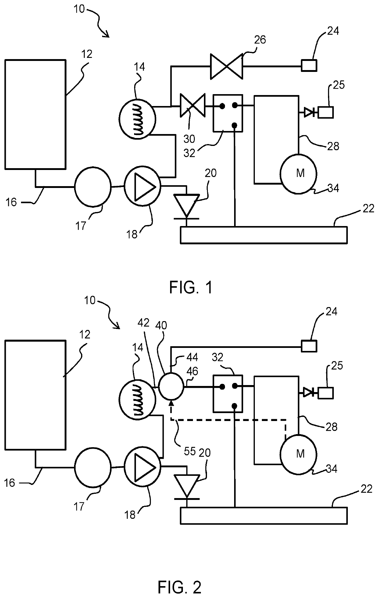 A coffee machine with integrated steam and hot water generation