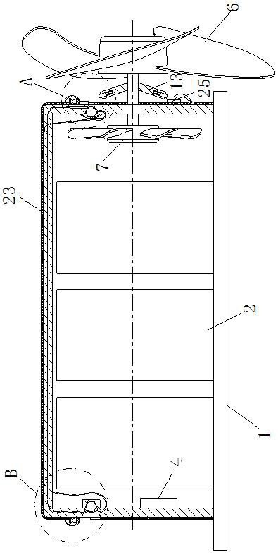 Dynamic monitoring device and method for super capacitor for wind power generation