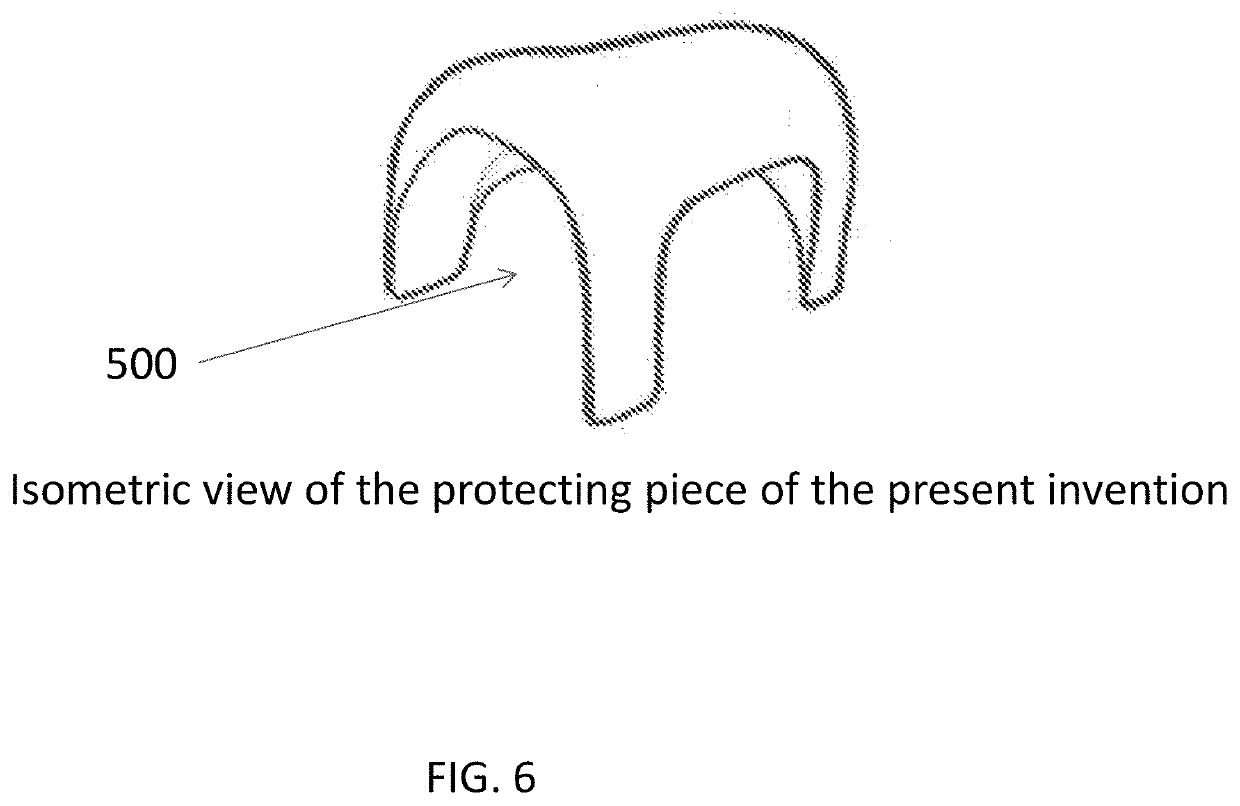 Protection element or attachment for safety glove fingers