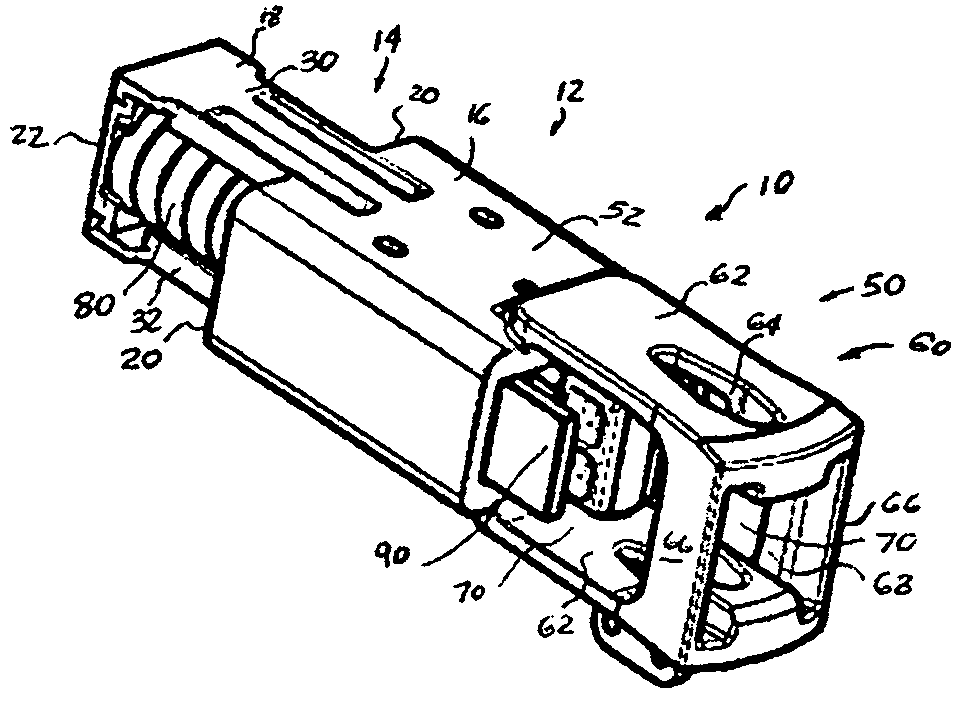 Friction draft gear housing having a removable end wall