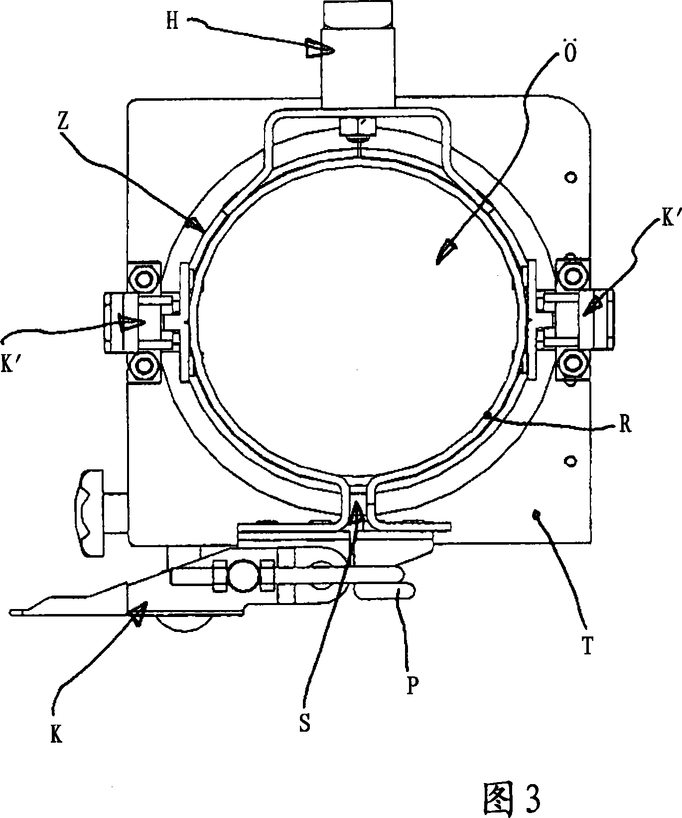 Device for introducing adhesive into a heatable pasting device