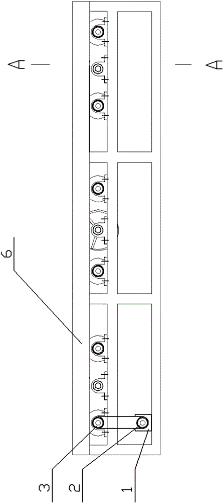 Magnesium oxide board cutting and separating device and cutting method thereof