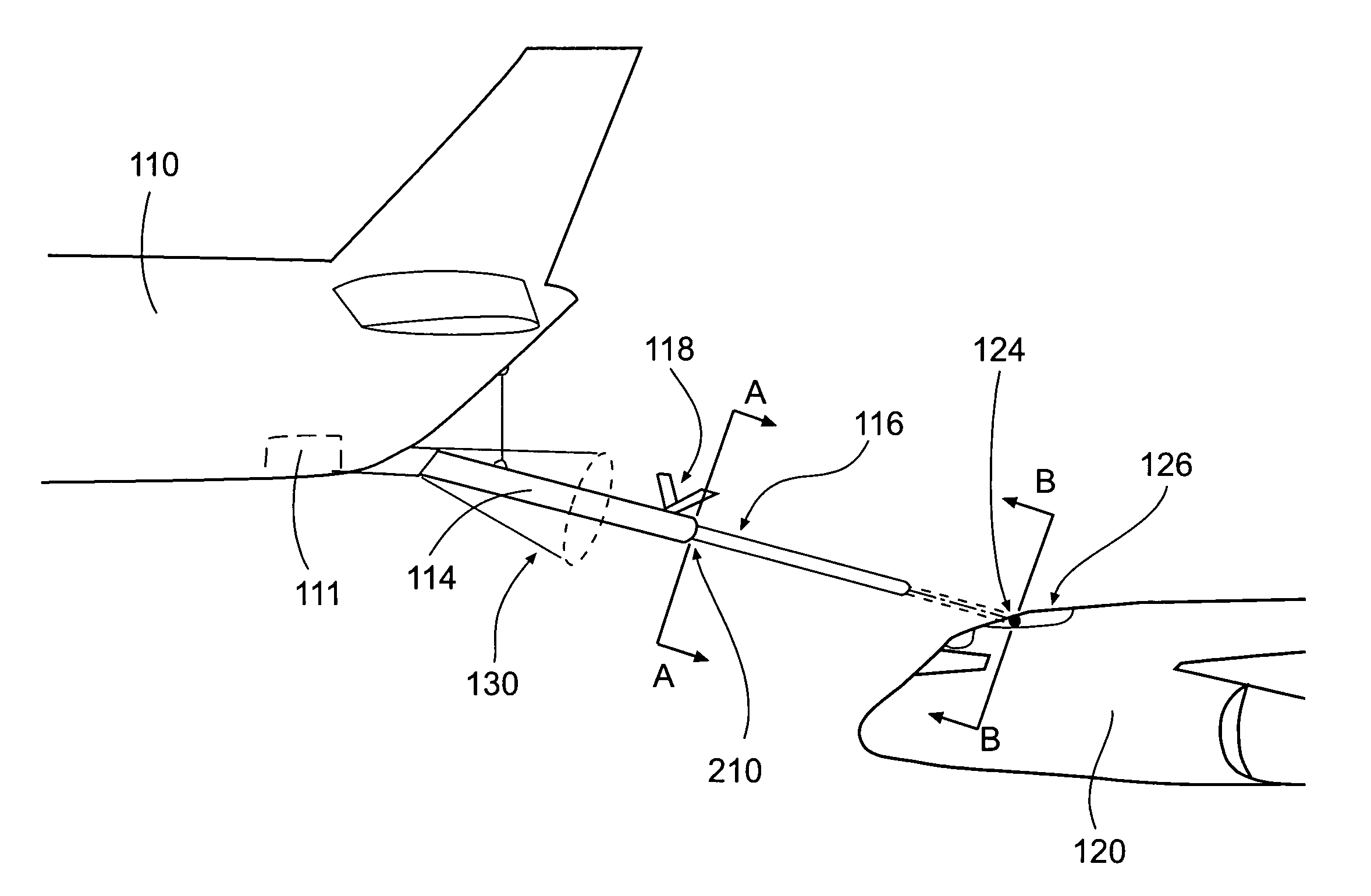 In-flight refueling system, alignment system, and method for automatic alignment and engagement of an in-flight refueling boom