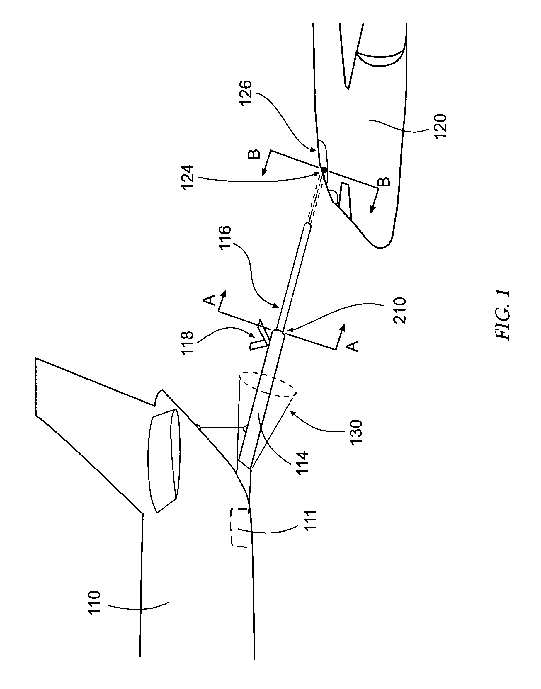 In-flight refueling system, alignment system, and method for automatic alignment and engagement of an in-flight refueling boom
