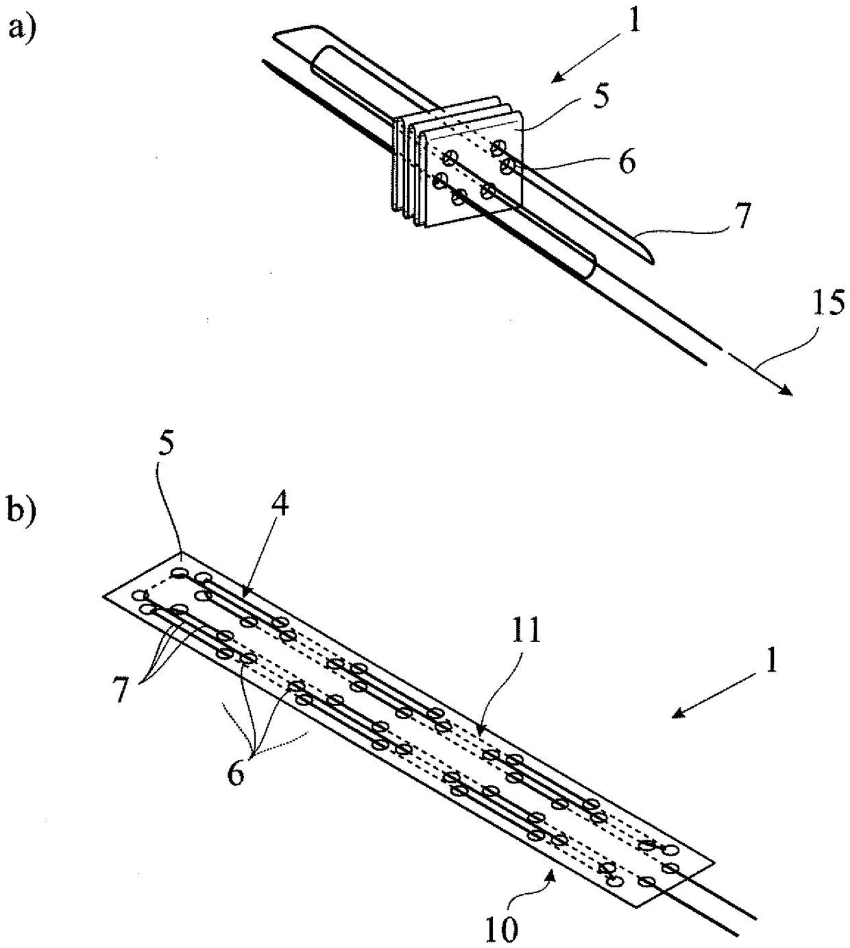 Measuring electrode for a capacitive proximity sensor of a motor vehicle