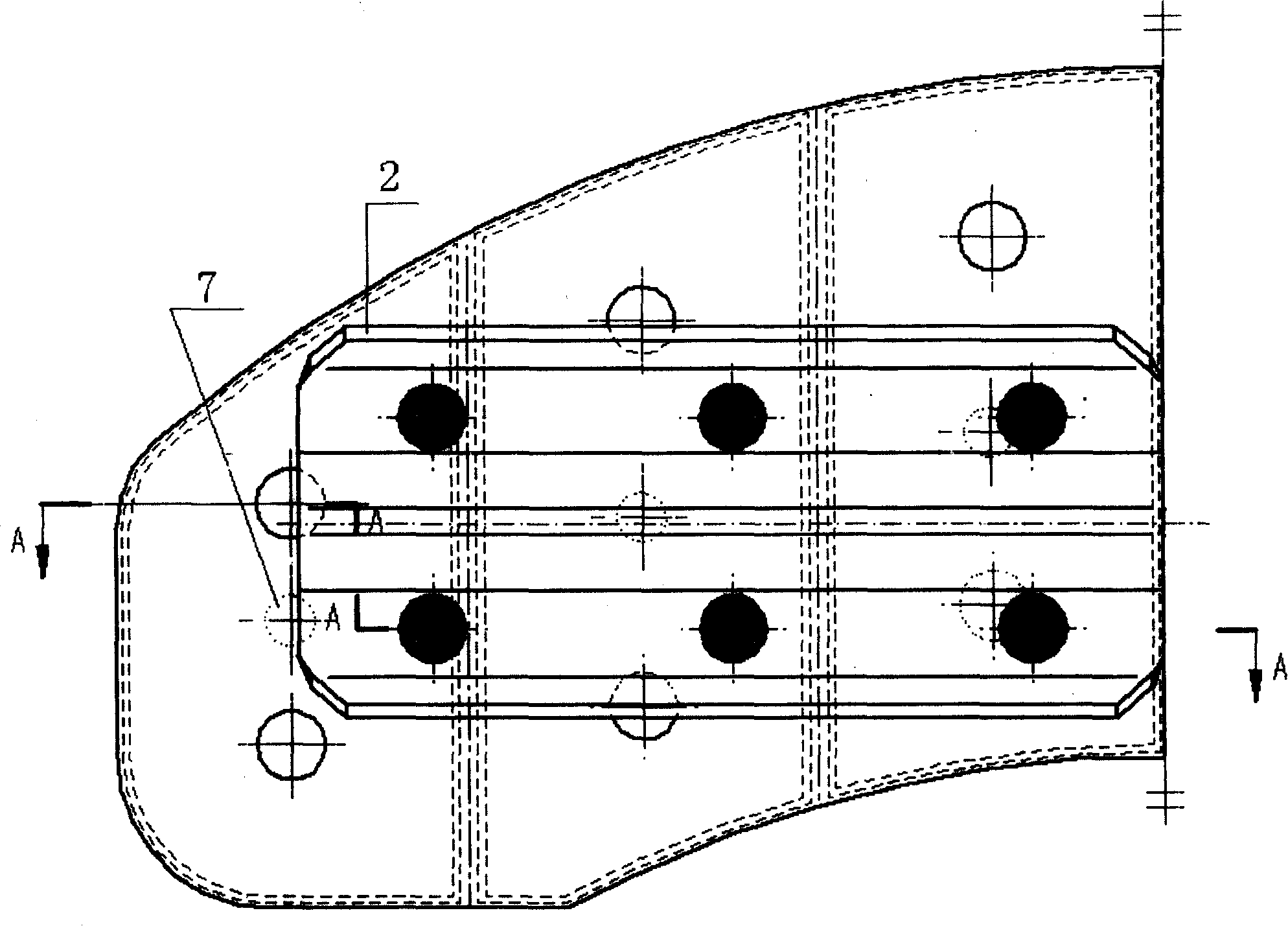 Powder metallurgy iron-based high-speed brake pad