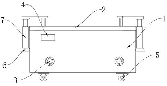 Cleaning device for mechanical equipment manufacturing