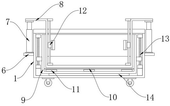 Cleaning device for mechanical equipment manufacturing