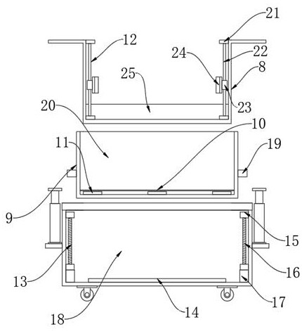 Cleaning device for mechanical equipment manufacturing