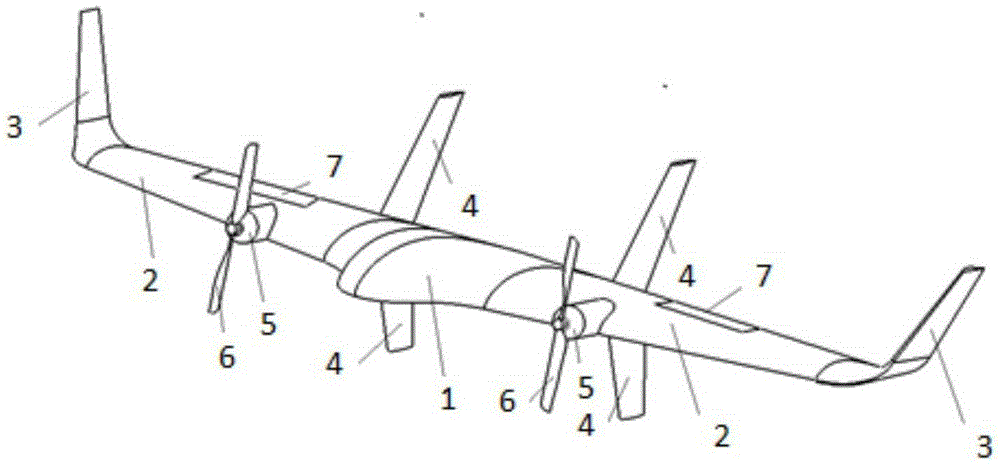 Vertical take-off and landing unmanned plane