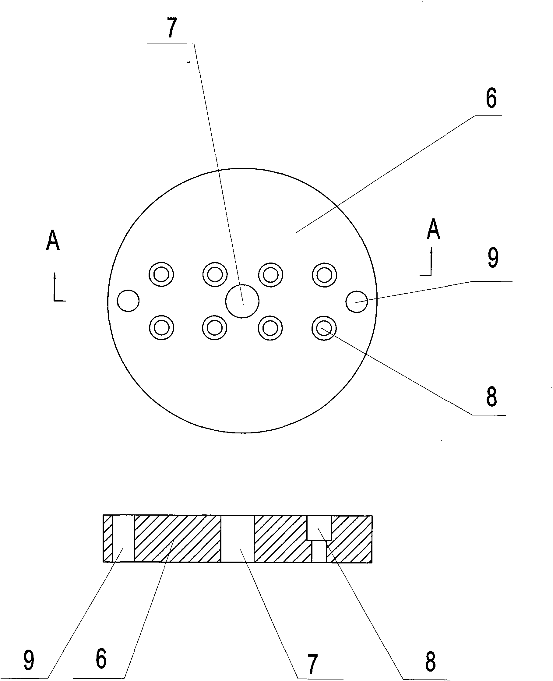 Process for manufacturing press-forming mould for simultaneously manufacturing a plurality of parts