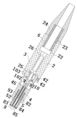 Novel waterproof wire harness device of automobile