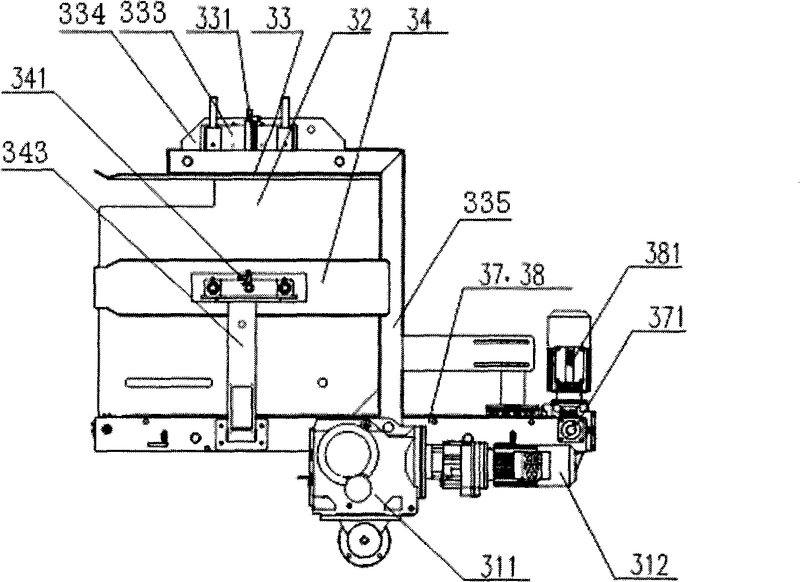 Automatic box feeding machine