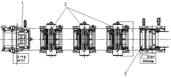 Modular wide hot stamping machine