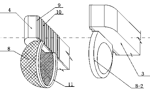 Gynecological tumor removing device