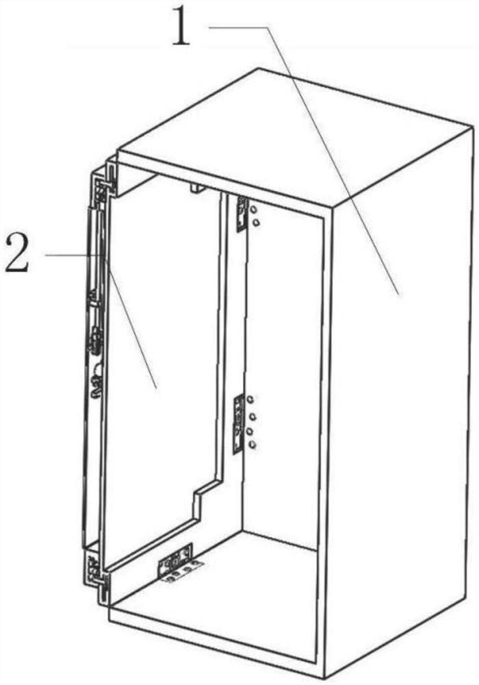 Switch cabinet convenient to open