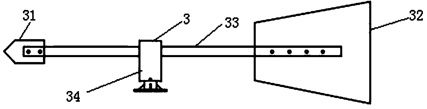 Installing tool and wind aligning method for accurate wind aligning of wind indicator of wind generating set