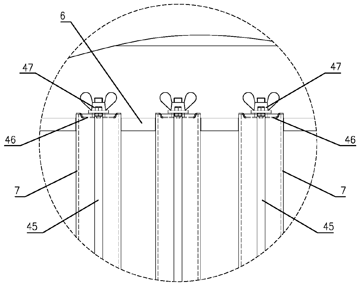 Direct-buried gas filter