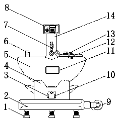 Healthcare white tea stir-frying device