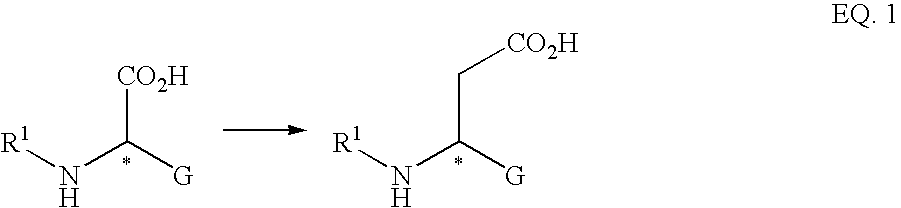 Process for synthesizing aspartic and glutamic acid derivatives especially useful as intermediates in the manufacture of a caspase inhibitor