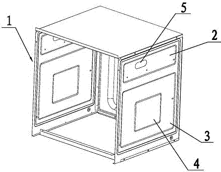 Oven body