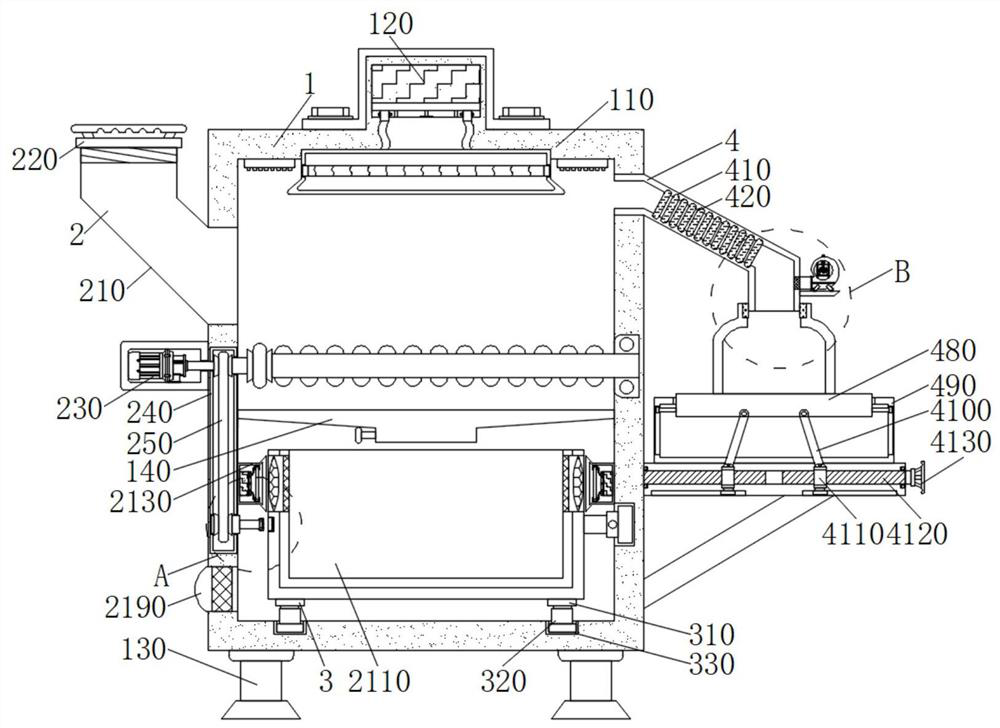 Alcohol distillation device based on liquor processing