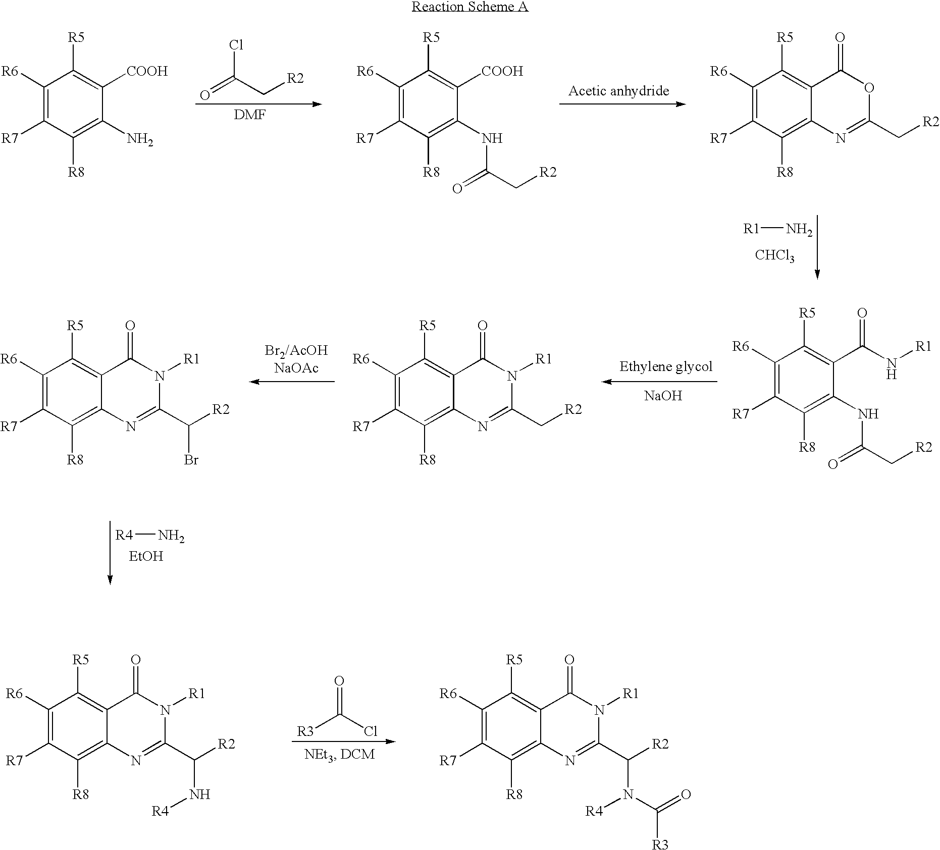 Syntheses of quinazolinones