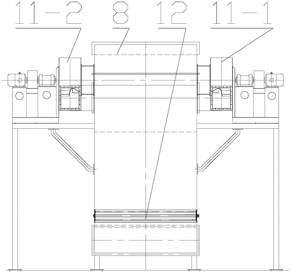 Method and device for efficiently winnowing tobacco shreds