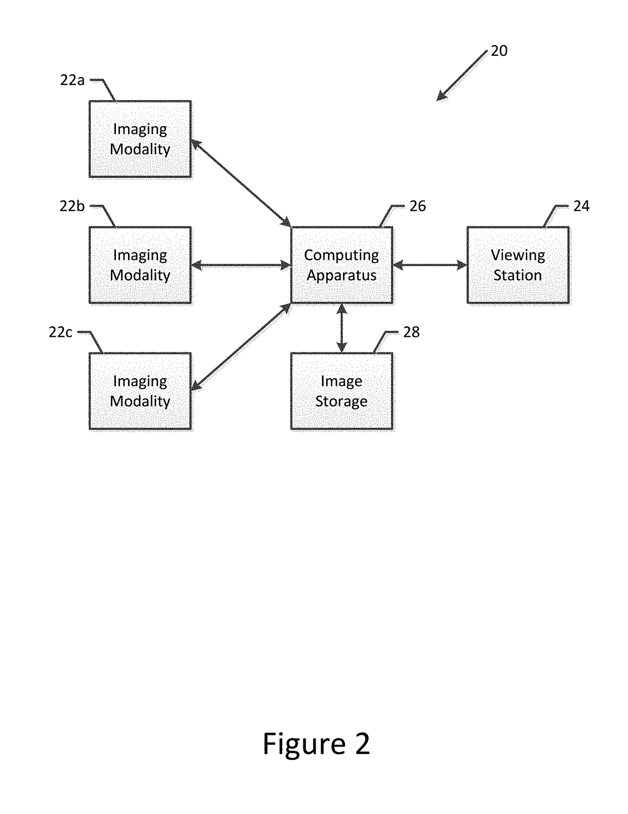 Method and computing device for window width and window level adjustment utilizing a multitouch user interface