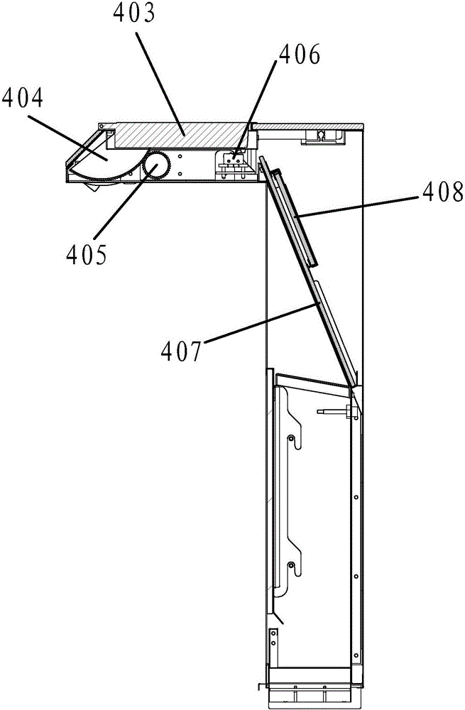 Touching-type intelligent side suction integral cooker and operation method thereof