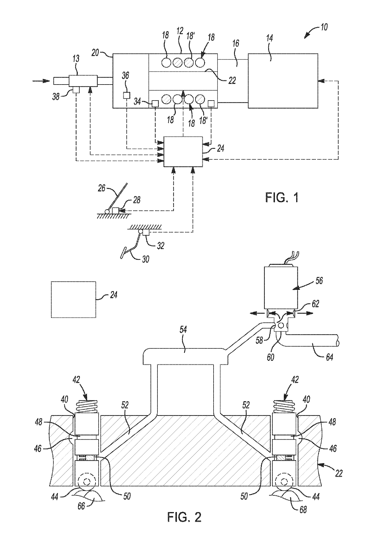 Hydraulic system purging via position synchronized solenoid pulsing