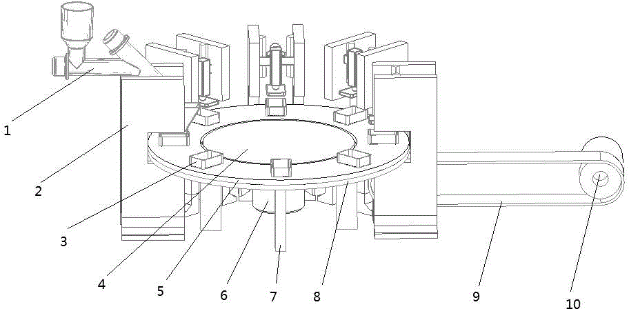 Rotary variable-frequency vibrating-compacting leaven making machine