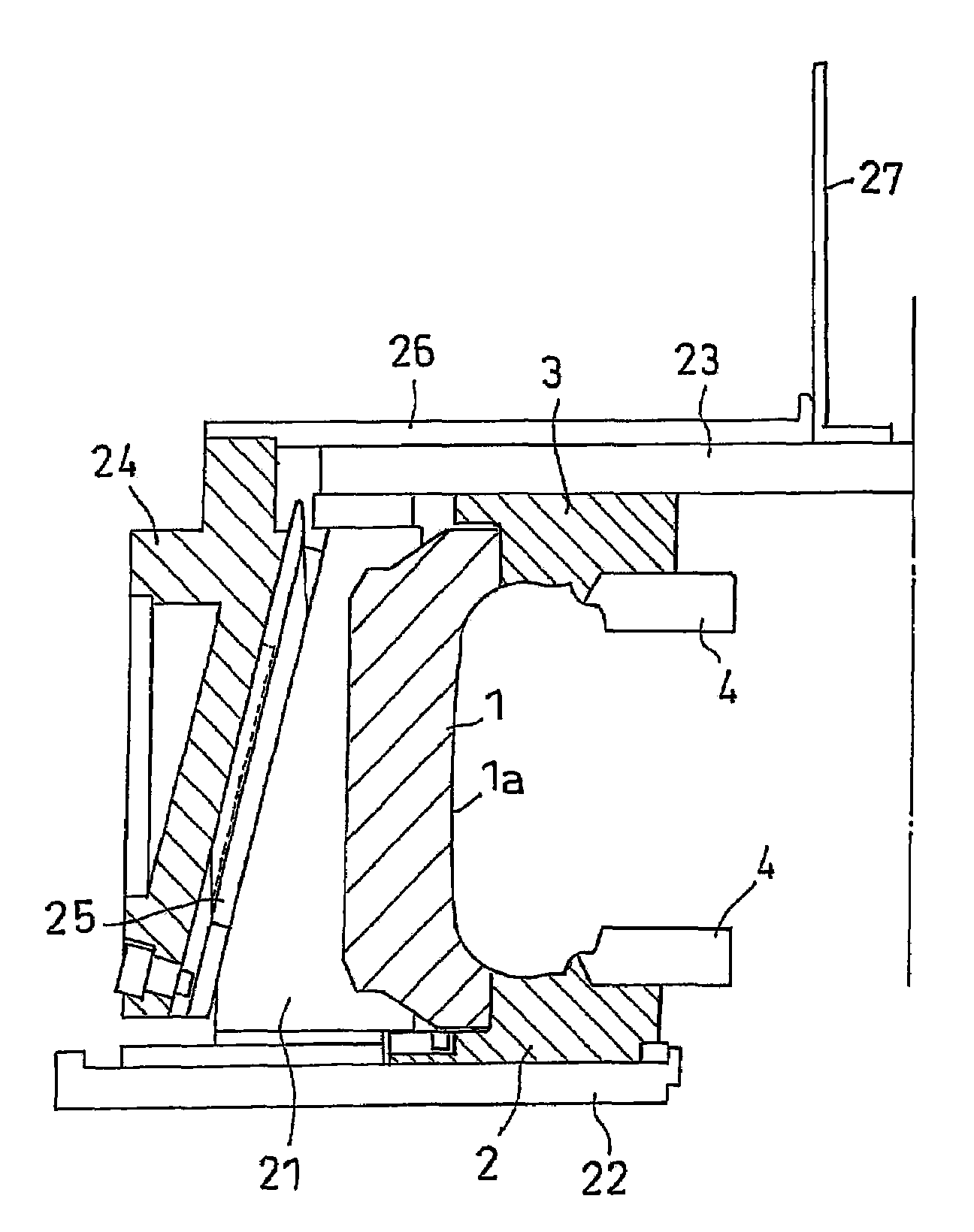 Tire curing metal mold and tire manufacturing method