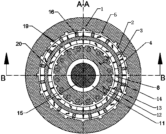 Synchronous motor double-layer rotor structure