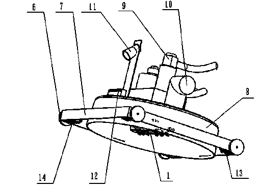 Ultra-high pressure water jet cleaning device for intelligently removing zebra stripes