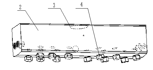 Ultra-high pressure water jet cleaning device for intelligently removing zebra stripes