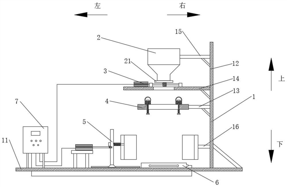 Automatic discharging and weighing device of grain drying machine