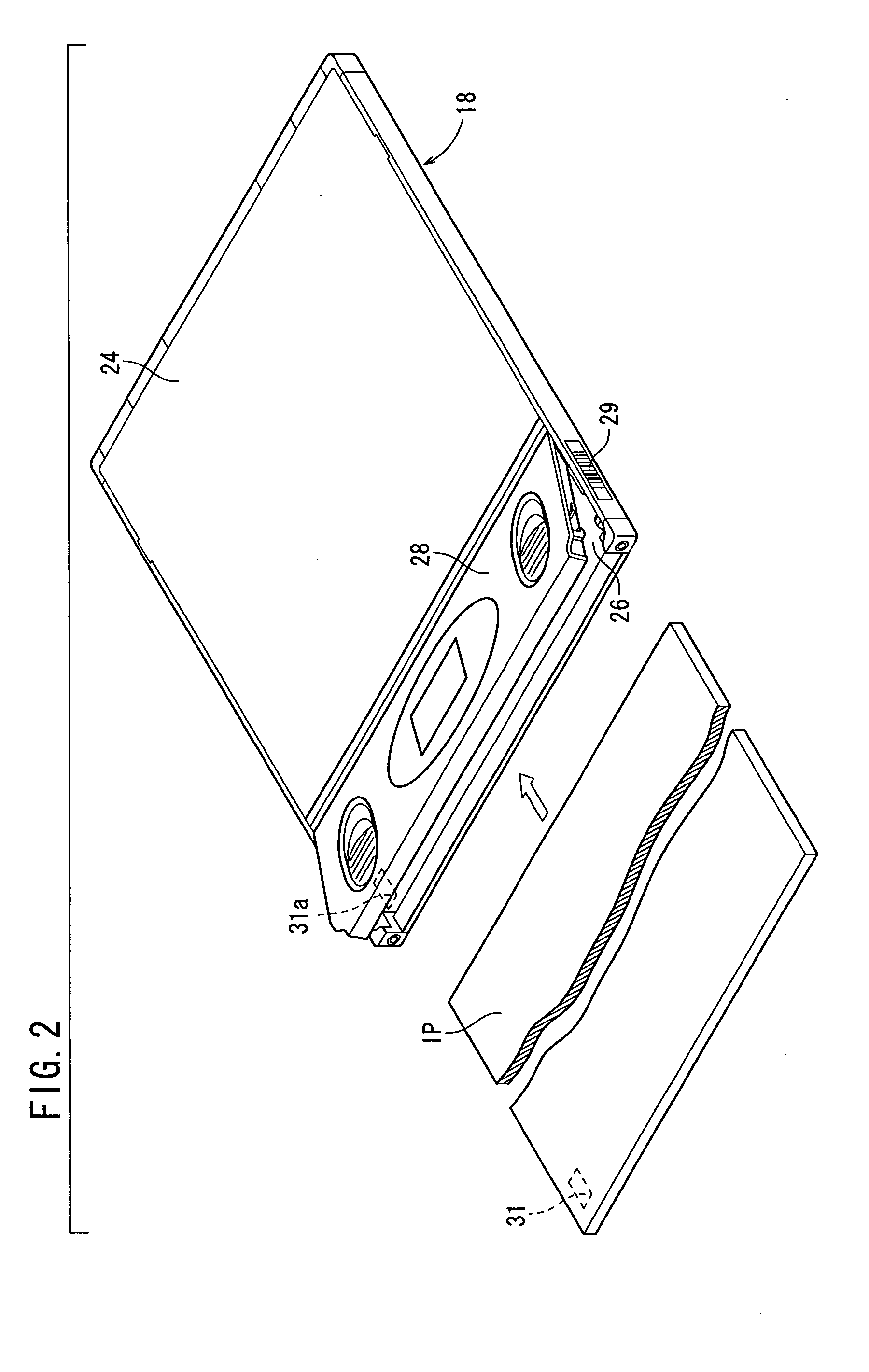 Erasing device