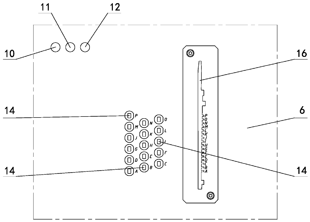 Pattern bit blanking die