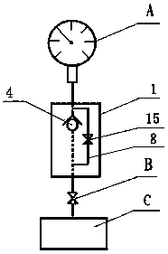 Explosion-proof and leak-proof speed breaker for pressure gauges