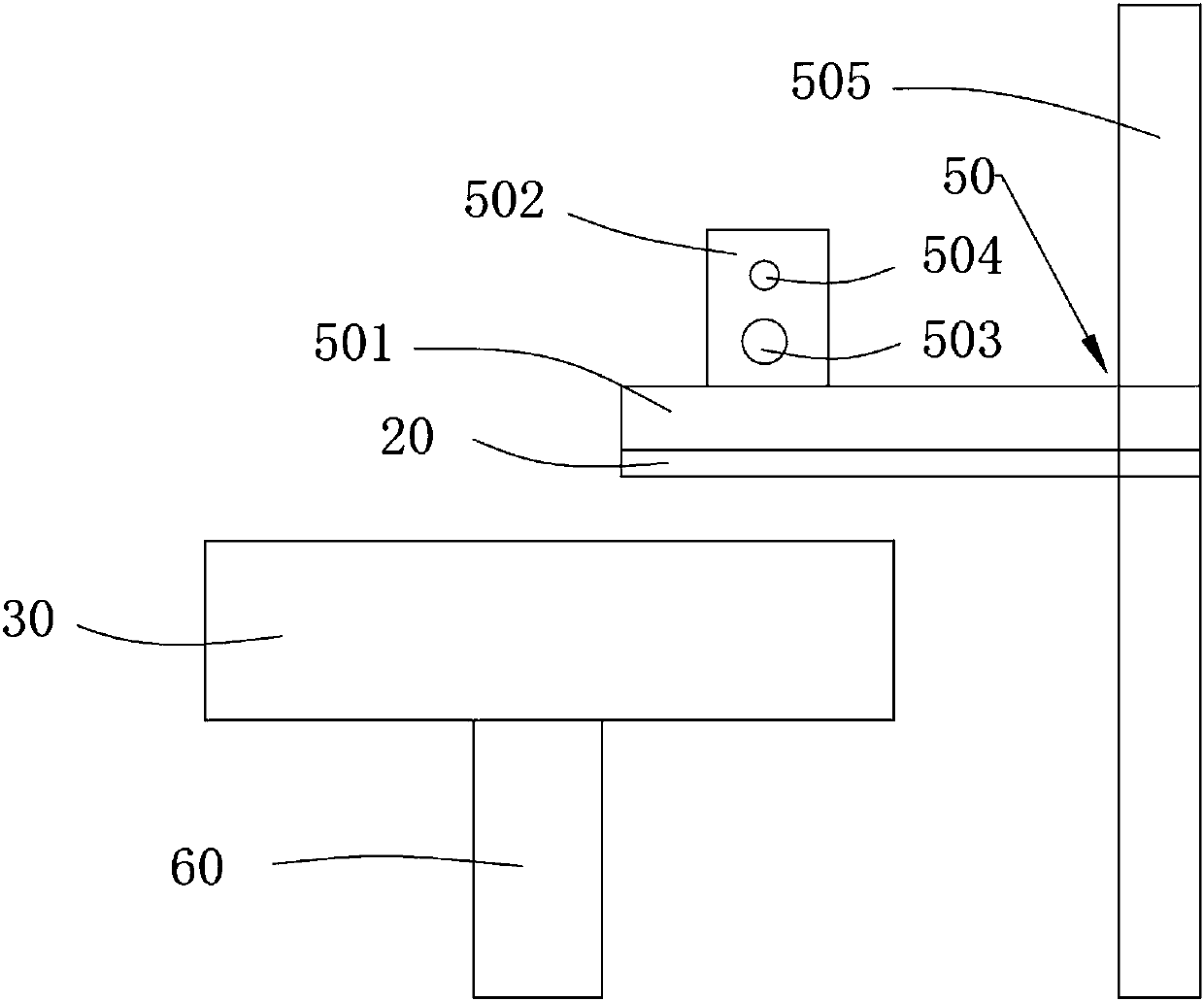 Display panel test device and display panel test method