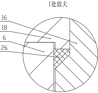 Anticorrosive coating high-temperature and high-pressure resistant performance evaluation testing device and testing method