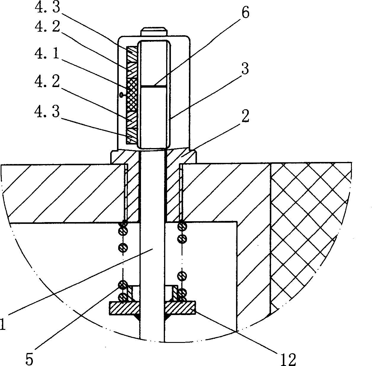 Device for monitoring spring support member height change and use