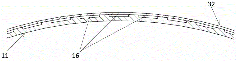 A double-sealed connection structure between the combustion chamber flame tube and the transition section of a gas turbine